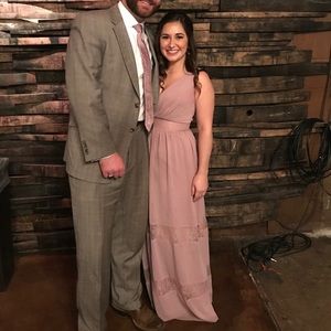 David’s Bridal QUARTZ bridesmaids dress size 4